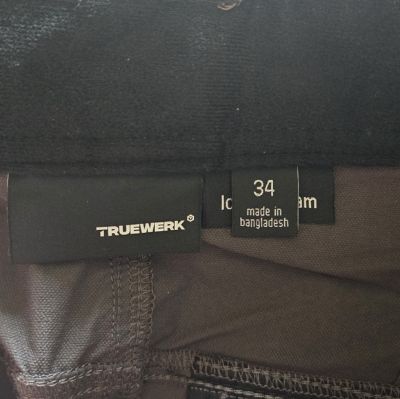 Truewerk Men's Deep Grey Work Shorts Never Worn - Picture 6 of 6